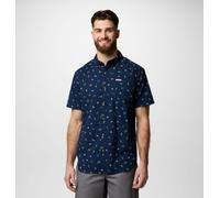 Camicia da uomo Columbia Rapid Rivers™ Printed Short Sleeve Shirt Taglia: L / Colore: blu scuro