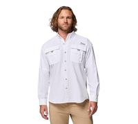 Columbia Camicia a Maniche Lunghe da Uomo Bahama II, 2024 Bianco, XXS