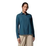 Columbia Camicia a Maniche Lunghe Silver Ridge Utility II da Donna (IT, Testo, M, Regular, Regular, Everblue)