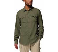 Columbia - Camicia con protezione solare e traspirabilità - Silver Ridge Utility II LS Shirt Stone Green per Uomo in Poliestere Riciclato - Taglia XL - Verde