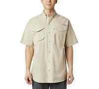 Columbia, Camicia da Pesca a Maniche Corte da Uomo Bonehead, Taglia XL, Cucitura Interna Alta
