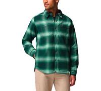 Columbia - Camicia foderata in sherpa - Windward II Shirt Jacket Rain Forest Blurred Ombre per Uomo - Taglia M - Verde