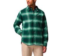 Columbia - Camicia foderata in sherpa - Windward II Shirt Jacket Rain Forest Blurred Ombre per Uomo - Taglia L - Verde