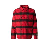 COLUMBIA Camicia funzionale 'High Cascades™' rosso / nero Uomo COLUMBIA XL rosso / nero