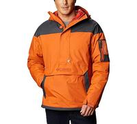 Columbia Challenger Insulated Pullover, Giacca Anorak Invernale Uomo, Harvester/Shark, Taglia S