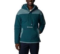 Columbia Challenger Insulated Pullover, Giacca Anorak Invernale Uomo, Night Wave/Metal, Taglia S