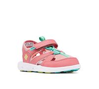 Columbia Childrens Techsun Wave Sandali Da Trekking da Unisex - Bambini e ragazzi, Rosso (Wild Salmon x Voltage), 26 EU