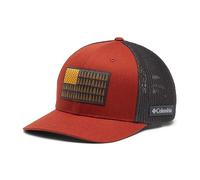 Columbia Bandiera dell'albero in Rete con Visiera Alta Cappello, Warp Rosso, squalo, X-Large Unisex-Adulto