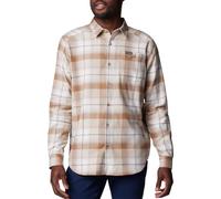 COLUMBIA Cornell Woods Flannel Long Sleeve Shirt - Uomo - Marrone / Bianco - Taglia M- modello 2025