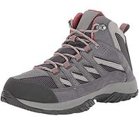 Columbia Crestwood Mid WP, Scarponi da trekking alta Donna, Graphite/Daredevil 2023 , 36 EU