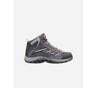Columbia Crestwood Mid WP, Scarponi da trekking alta Donna, Graphite/Daredevil 2023 , 39 EU