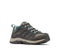 Columbia Crestwood WP, Scarpe da trekking ed escursionismo impermeabili a vita bassa Donna, Kettle/Dark Grey, 39 EU