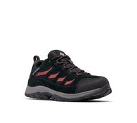Columbia Crestwood Wp, Scarpe da trekking ed escursionismo impermeabili a vita bassa Uomo, Black/Spice, 42 EU