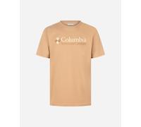 Columbia Men's CSC Basic Logo Short Sleeve, Short Sleeve T-Shirt, Canoe/CSC Retro Logo, S
