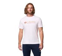 Columbia CSC Basic Logo Short Sleeve, Cotone Biologico, Comfort Stretch, Colletto a Costine, Design Grafico - da uomo