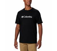 Columbia CSC Basic Logo Short Sleeve, Maglietta A Manica Corta Uomo, Black, M