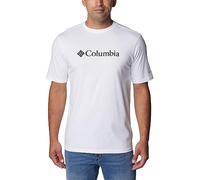 Columbia - CSC - T-shirt basic bianca con logo sul petto-Bianco XS