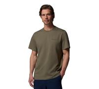 Columbia Maglietta Basic da Uomo, Maglietta a Maniche Corte, Verde Pietra, S