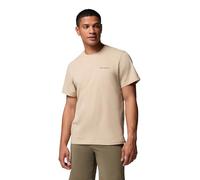 Columbia Maglietta Basic da Uomo, Maglietta a Maniche Corte, fossile, S