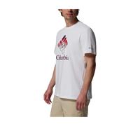 Columbia - CSC Seasonal Graphic Tee - - Sport - Uomo - Bianco - S