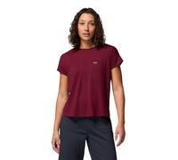 Columbia Daniela Falls SS, Maglione, Materiale traspirante, Vestibilità elasticizzata dinamica, Spacco laterale traspirante, Tasca sul petto, Protezione UPF 50 - da donna