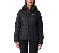 Giacca columbia delta ridge down con cappuccio nero donna