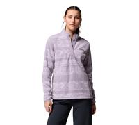 Columbia Donna Benton Springs Stampato Mezzo Snap, Pile Pull Over, Shale Purple Deschutes Days, XL