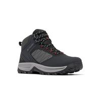 Columbia Escursione Trasversale Impermeabile, Scarpe da Escursionismo Uomo, Nero Montagna Rosso, 48 EU Larga
