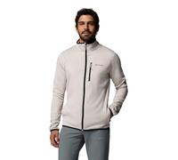 Columbia Essential Hike Grid - Giacca in pile da uomo, con cerniera intera, colore: pietra scuro, S