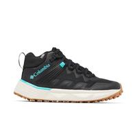 Columbia Facet 75 Mid Outdry, Scarponi da trekking ed escursionismo impermeabili a vita media Donna, Black/Bright Aqua 2024 , 36.5 EU