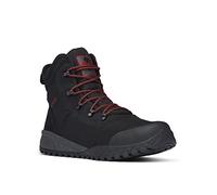 Columbia Fairbanks Omni-Heat, Stivali da Neve Uomo, Black/Rusty, 43 EU