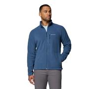 Columbia Fast Trek 2 - Giacca in pile da uomo, con zip intera, Dark Mountain, XS