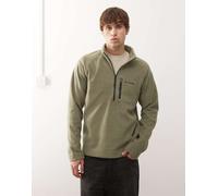 Columbia - Fast Trek III - Pile verde con zip corta S