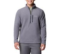 Columbia Fast Trek III ½ Zip Pullover In Fleece Da Uomo 1553511 024 Grigio