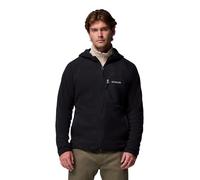 Columbia Giacca in pile Fast Trek Overlay con cappuccio e cerniera Nero Taglia L Uomo