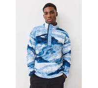 Columbia Felpa con bottoni a pressione stampata Columbia Blue Helvezia II small blu