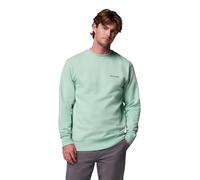 Columbia Felpa da Uomo Hart Mountain II Crew, Verde Menta, M
