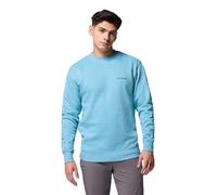 Columbia Felpa da Uomo Hart Mountain II Crew, Vintage Blu Erica, M