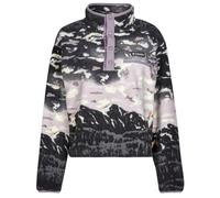 Columbia Felpa HELVETIA II PRINTED CROPPED HALF SNAP in Viola EU L