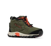 Columbia Firecamp Mid 2 WP, Scarponi da trekking alta Unisex - bambini e ragazzi, Nori/Red Quartz , 30 EU