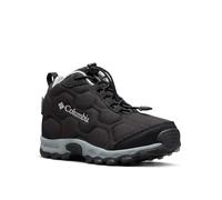 Columbia Firecamp Mid 2 WP, Stivali da neve impermeabili Unisex - bambini e ragazzi, Black/Monument 2024 , 27 EU