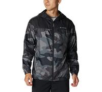 Columbia Flash Challenger Novelty Giacca a vento, Black Mod Camo Print, S Uomo