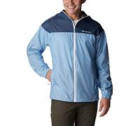 Columbia Flash Challenger Novelty Giacca a vento, Jet Stream, Dark Mountain, L Uomo