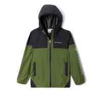 Columbia Flash Challenger Windbreaker, Chaqueta cortavientos ligera Unisex - Bambini, Canteen, Black,