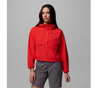 Columbia - Giacca a vento cropped con cappuccio Spire Valley™ - Rosso - Taglia S - Donna