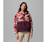 Columbia - Giacca a vento stampata con cappuccio Spire Valley™ - Rosso - Taglia M - Donna