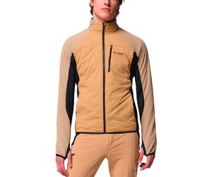 Columbia - Giacca calda e leggera - Arctic Crest Hybrid Full Zip Canoe Black per Uomo in Nylon - Taglia L - Marrone