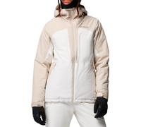 Columbia - Giacca da sci impermeabile e calda - Liftline Jacket Sea Salt Dark Stone per Donne - Taglia S - Beige