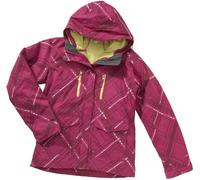 Columbia Giacca da Sci per Bambini Chic to Peak, Rosa (Raspberry Tri-Plaid), 14/16