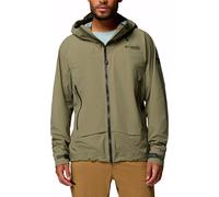 Columbia - Giacca da trekking impermeabile e antivento in OMNI-TECH™ PRO - Saudan Pro 3L Shell Stone Green per Uomo in Nylon - Taglia S - Verde